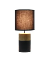 Simple Designs Two Toned Basics Table Lamp