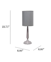 Simple Designs Traditional Candlestick Table Lamp