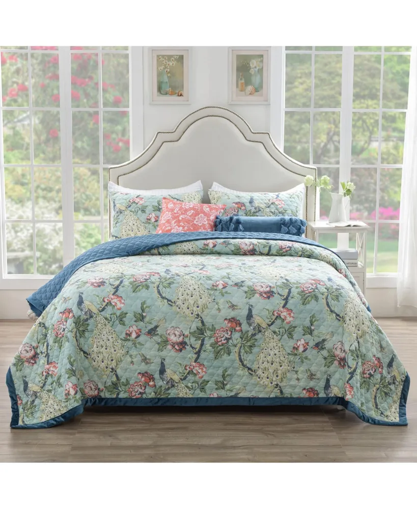 Greenland Home Fashions Pavona 3-Pc. Quilt Set, King/California King