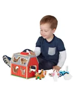 Melissa and Doug Take Along Sorting Barn