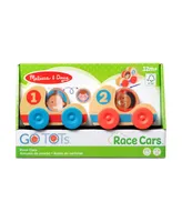 Melissa and Doug Go Tots Wooden Race Cars 4 Piece Set