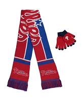 Women's Philadelphia Phillies Gloves and Scarf Set