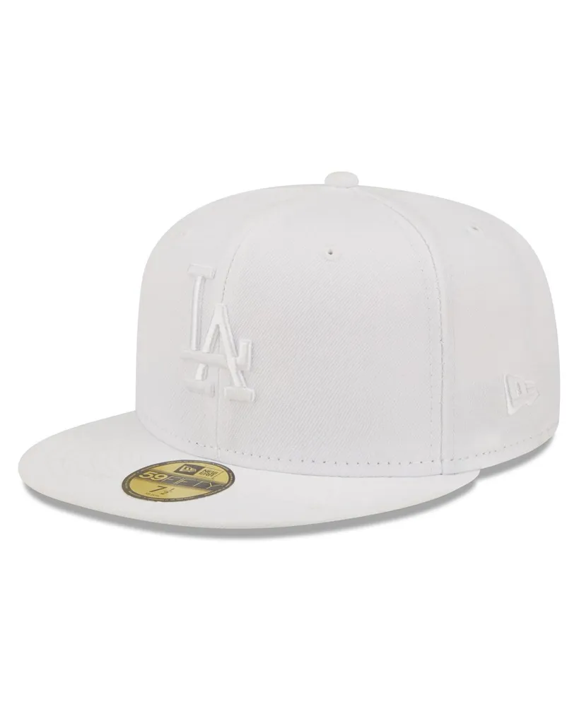 Men's New Era Los Angeles Dodgers White on 59FIFTY Fitted Hat