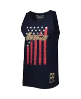 Men's Mitchell & Ness Navy Houston Astros Cooperstown Collection Stars and Stripes Tank Top