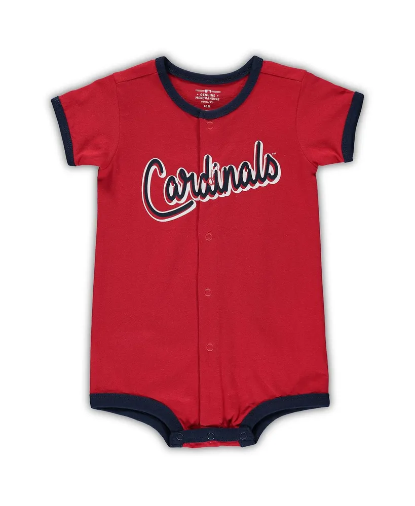 Infant Boys and Girls Red St. Louis Cardinals Power Hitter Romper