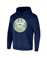 Men's Nfl x Darius Rucker Collection by Fanatics College Navy Seattle Seahawks Washed Pullover Hoodie