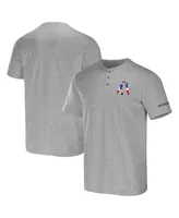 Men's Nfl x Darius Rucker Collection by Fanatics Heather Gray New England Patriots Henley T-shirt