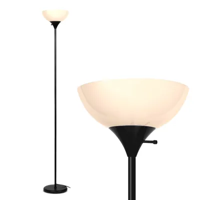 Brightech Sky Dome Led Contemporary Torchiere Floor Lamp