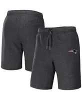 Men's Nfl x Darius Rucker Collection by Fanatics Heather Charcoal New England Patriots Logo Shorts