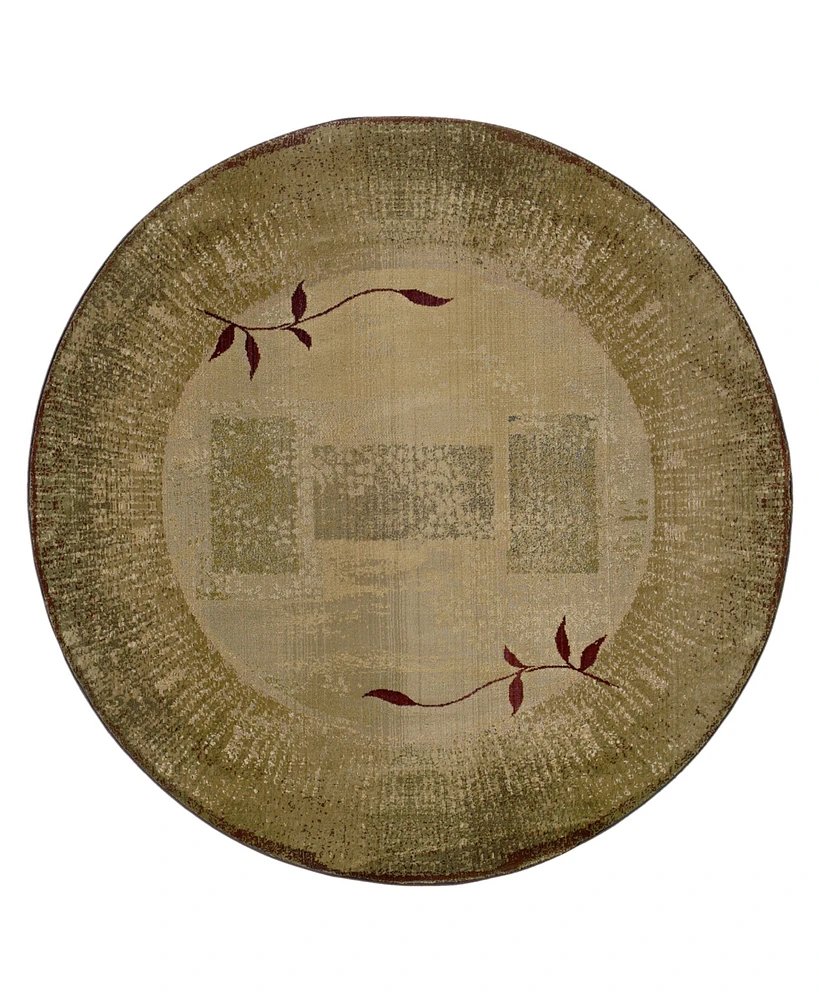 Closeout! Oriental Weavers Area Rug, Generations Shadow Vine 544G 6' Round