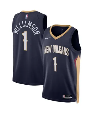 Men's Nike Zion Williamson Navy New Orleans Pelicans Swingman Jersey - Icon Edition