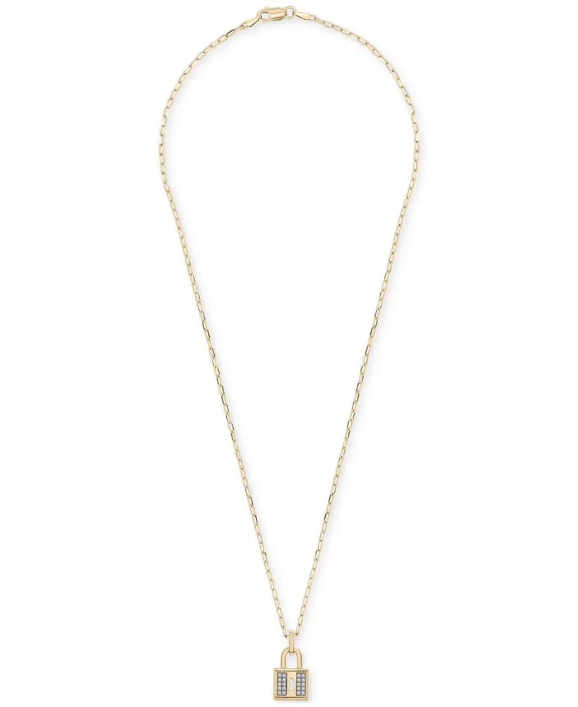 Macy's Lock Pendant in 14k Yellow Gold - Macy's