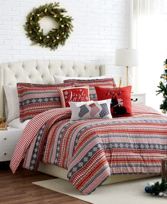 Southshore Fine Linens Cozy Cottage Reversible 6 Piece Comforter Set, Twin