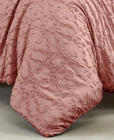 Southshore Fine Linens Stella Clipped Jacquard 3-Pc. Comforter Set, Full/Queen