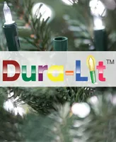 Vickerman Itasca Fraser Artificial Christmas Tree, Warm Led Dura-lit Lights, 9.5'