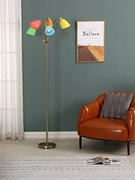 Brightech Medusa 74" Led 5-Light Floor Lamp with Interchangeable Shades
