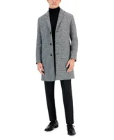 Hugo by Hugo Boss Men's Migor Slim-Fit Melange Wool Overcoat