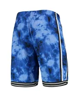 Men's Mitchell & Ness Royal Golden State Warriors Hardwood Classics 1995 Galaxy Swingman Shorts