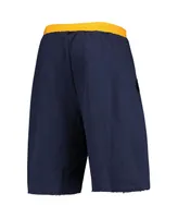 Men's Jamal Murray Navy Denver Nuggets Big and Tall French Terry Name and Number Shorts