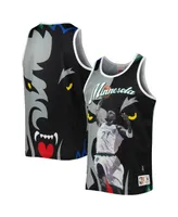 Men's Mitchell & Ness Kevin Garnett Black and Gray Minnesota Timberwolves Sublimated Player Tank Top