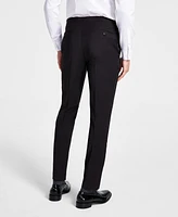 Calvin Klein Men's Skinny-Fit Wool Tuxedo Pant
