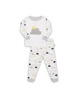 Snugabye Baby Boys T-shirt and Pants Pajamas, 2 Piece Set