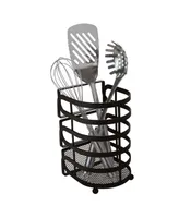 Kitchen Details Industrial Collection Cooking Utensil Basket