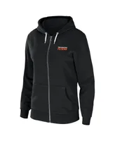 Women's Wear by Erin Andrews Black Philadelphia Flyers Sponge Fleece Full-Zip Hoodie