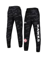 Men's New Era Black, Camo Atlanta Hawks Tonal Joggers
