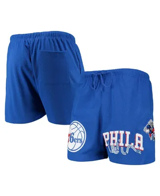 Men's Pro Standard Royal Philadelphia 76ers Mesh Capsule Shorts