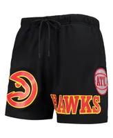 Men's Pro Standard Black Atlanta Hawks Mesh Capsule Shorts