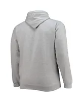 Men's Heathered Gray Memphis Grizzlies Big and Tall Heart Soul Pullover Hoodie