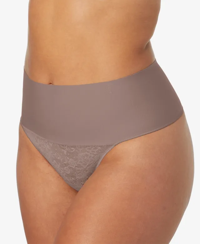 Maidenform Tame Your Tummy Lace Thong DM0049