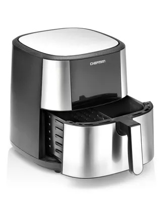 Chefman 8 Quart Turbofry Air Fryer with Digital Controls and Divider