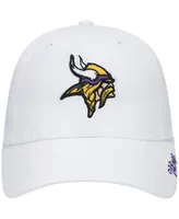 Women's '47 White Minnesota Vikings Miata Clean Up Logo Adjustable Hat