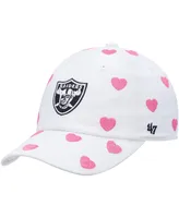 Girls Toddler '47 White Las Vegas Raiders Surprise Clean Up Adjustable Hat