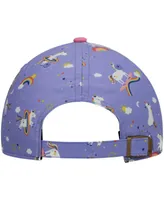 Girls Preschool '47 Purple Miami Dolphins Logo Unicorn Clean Up Adjustable Hat