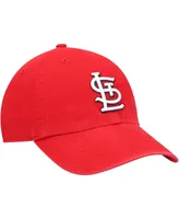 Big Boys '47 Brand Red St. Louis Cardinals Team Logo Clean Up Adjustable Hat