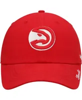 Women's '47 Red Atlanta Hawks Miata Clean Up Logo Adjustable Hat