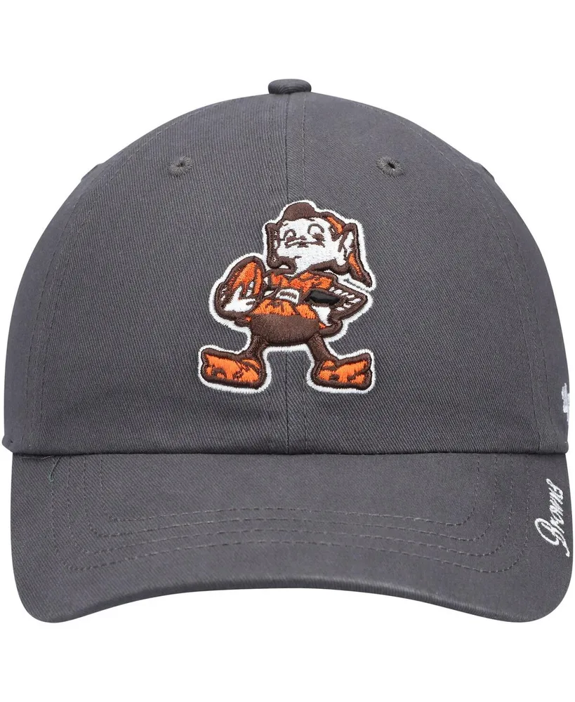 Women's '47 Charcoal Cleveland Browns Miata Clean Up Legacy Adjustable Hat