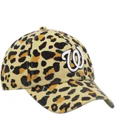 Women's '47 Washington Nationals Tan Bagheera Cheetah Clean Up Adjustable Hat