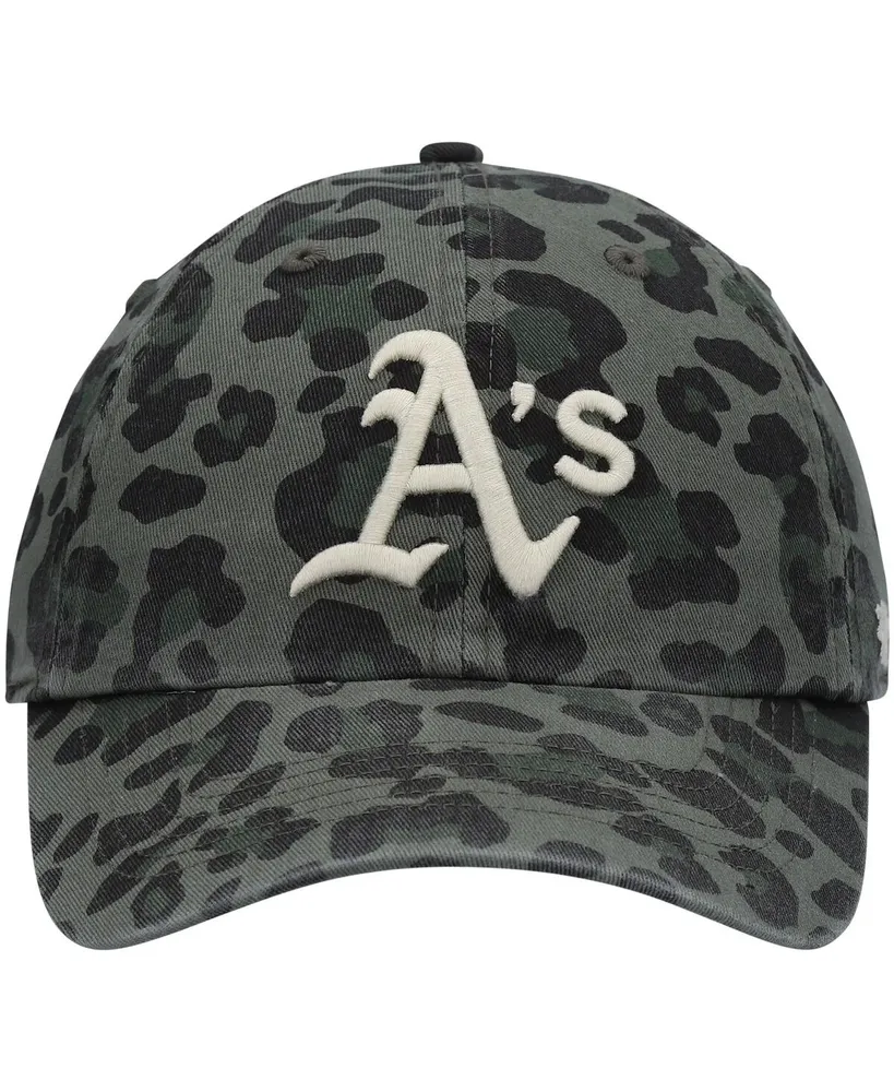 Women's '47 Brand Green Oakland Athletics Bagheera Clean Up Adjustable Hat