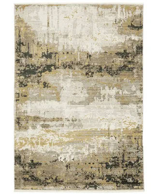 Jhb Design Exeter 2061EXT 3'10" x 5'5" Area Rug - Gold