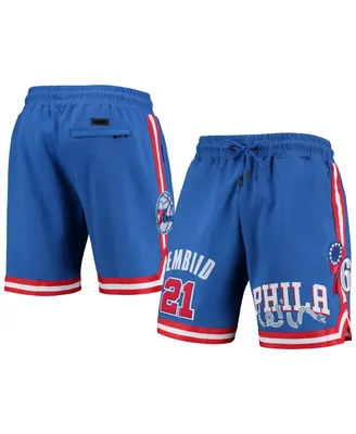 Men's Pro Standard Joel Embiid Royal Philadelphia 76ers Team Player Shorts