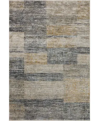 Loloi Soho Soh-08 5'3" x 7'9" Area Rug - Gray, Gold