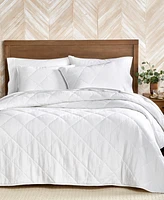 Hotel Collection Dobby Diamond 3-Pc. Coverlet Set, Full/Queen, Exclusively at Macy's