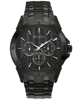 Bulova Men's Black Ion