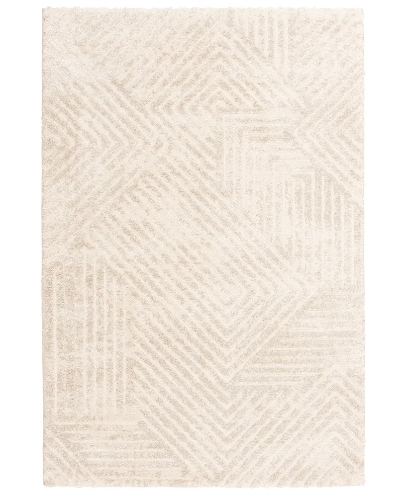 Km Home Leisure Cove Lace 7'10" x 10'10" Area Rug