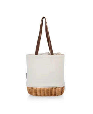Picnic Time Pico Willow and Canvas Lunch Basket Bag