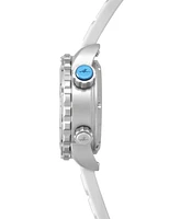 Abingdon Co. Women's Automatic Nadia White Silicone Strap Watch 35mm